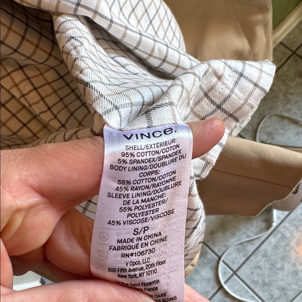 Vince Cotton Utility Trench Coat - Picture 10 of 10